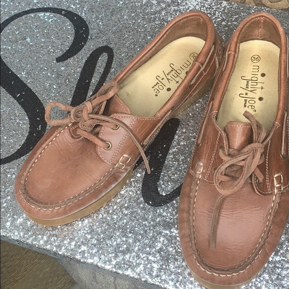 LEATHER MIGHTY JOY SHOES MADE IN SPAIN